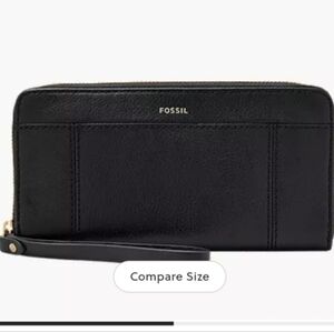 Fossil Black Leather Wallet